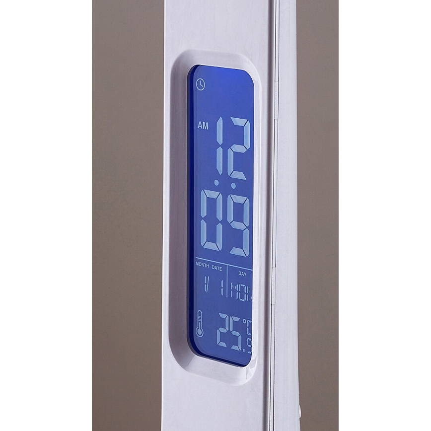 Rabalux - Ρυθμιζόμενο LED επιτραπέζιο φωτιστικό με οθόνη LED/7W/5V 4000K λευκό